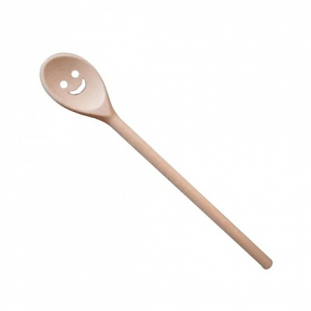 Vase si accesorii bucatarie - Lingura lemn decupata 35cm 6161