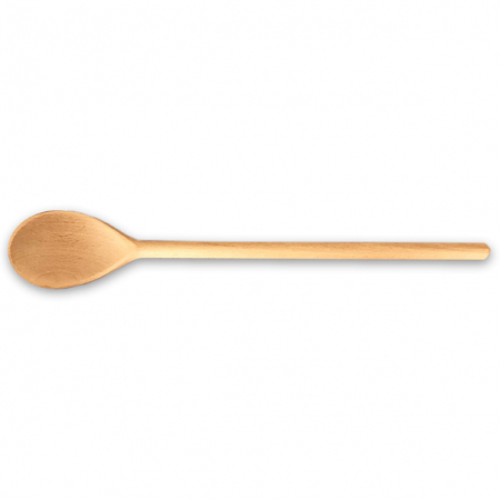 Ustensile bucatarie - Lingura lemn ovala goasa 35cm 5987