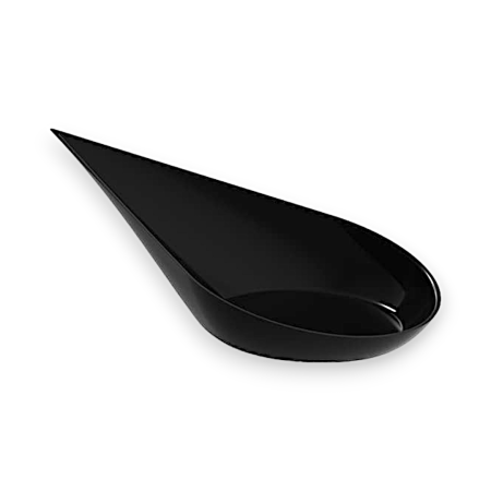 Tacamuri - Linguriță Desert China Neagră – 10 cc - 50 Buc / Set