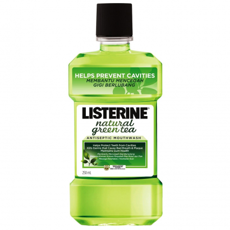 Ingrijirea corpului - Listerine apa gura 250ml mint green tea