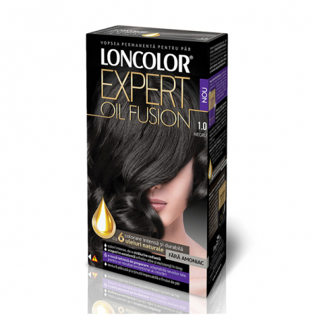 Vopsea par - Loncolor expert oil fusion vopsea par 1 negru