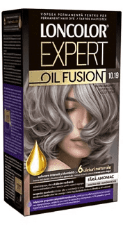 Vopsea par - Loncolor expert oil fusion vopsea par 10.19 blond argintiu