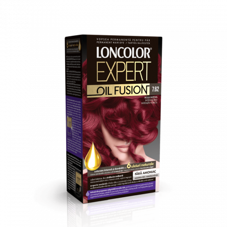 Vopsea par - Loncolor expert oil fusion vopsea par 7.62 rosu intens