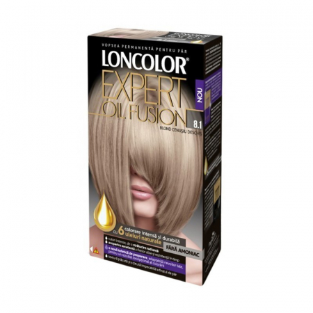 Vopsea par - Loncolor expert oil fusion vopsea par 8.1 blond cenusiu deschis