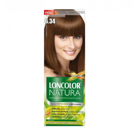 Vopsea par - Loncolor natura vopsea par 6/34 castaniu aluna