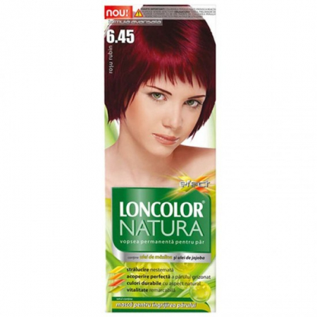 Vopsea par - Loncolor natura vopsea par 6/45 rosu rubin