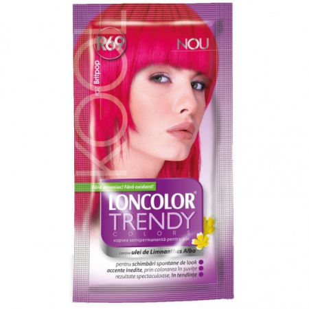 Vopsea par - Loncolor trendy nuantator r69 roz britpop 2x25 ml