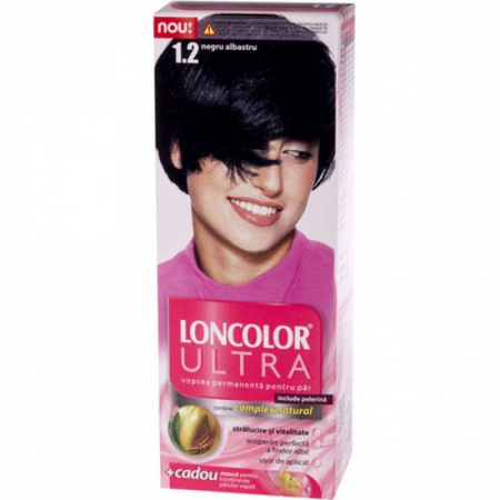 Vopsea par - Loncolor ultra vopsea par 1/2 negru albastru