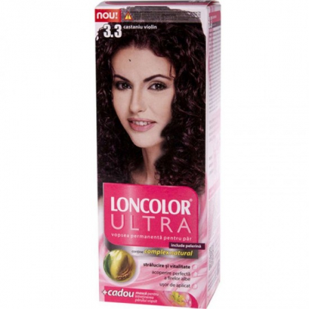 Vopsea par - Loncolor ultra vopsea par 3/3 castaniu violin