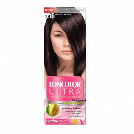 Vopsea par - Loncolor ultra vopsea par 4/15 ciocolata amaruie