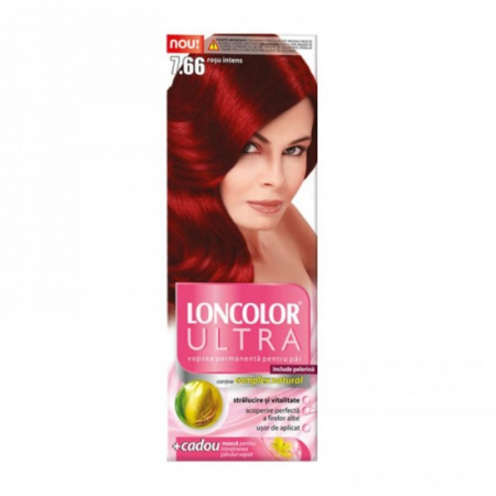 Vopsea par - Loncolor ultra vopsea par 7/66 rosu intens