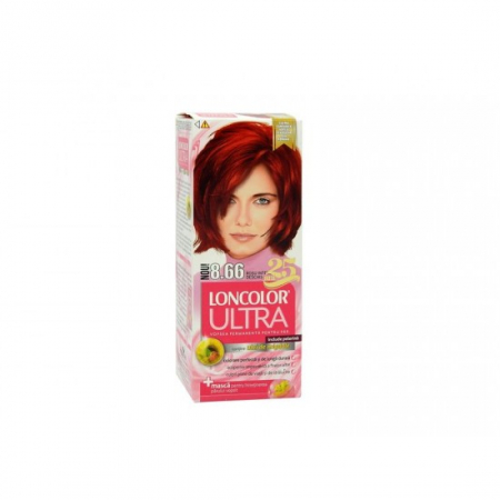 Vopsea par - Loncolor ultra vopsea par 8/66 rosu intens deschis