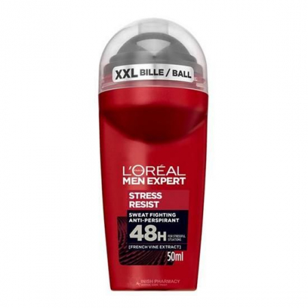 Deodorante - Loreal antiperspirant expert roll on 50ml men stress resist