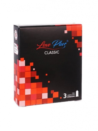 Prezervative - Love Plus Prezervative Classic 3 Buc / Cutie