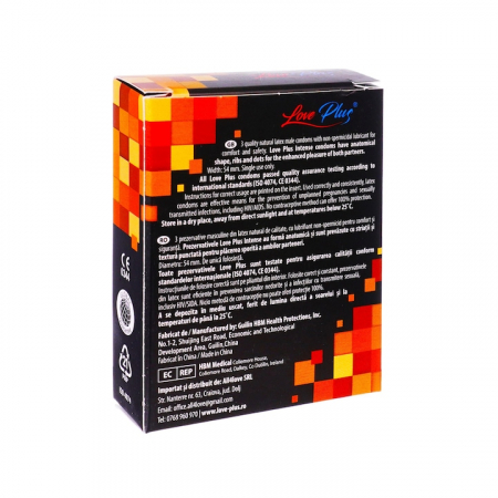 Love Plus Prezervative Intense 3 Buc / Cutie [1]