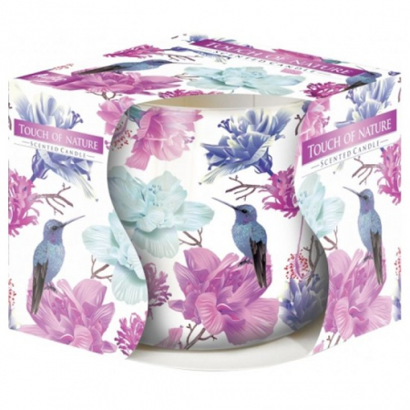 Lumanari - Lumanare parfumata in pahar imprimat sn71s-49 touch of nature