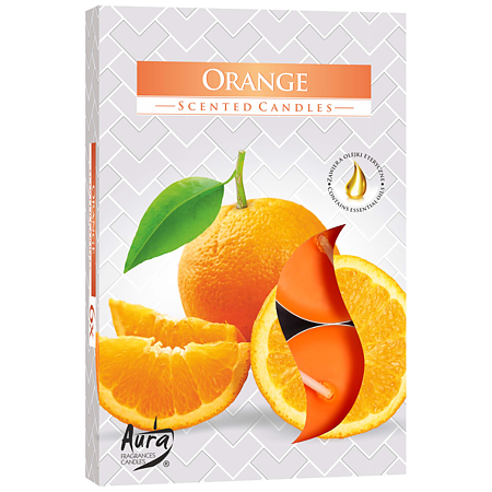 Lumanari - Lumanare pastila parfumata p15-63 orange 6buc/set