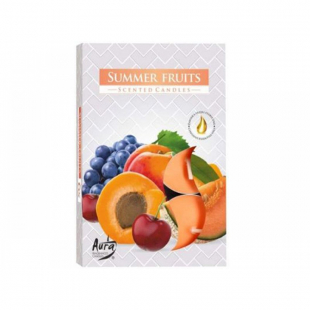 Uz casnic si menaj - Lumanare pastila parfumata p15-71 summer fruits 6buc/set
