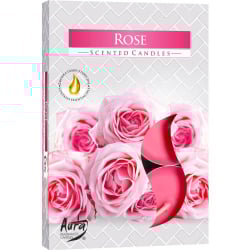Lumanari - Lumanare pastila parfumata p15-78 rose 6buc/set