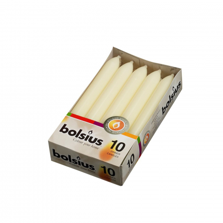 Uz casnic si menaj - Lumanari cilindrice cib10-236 portocaliu 10buc/set