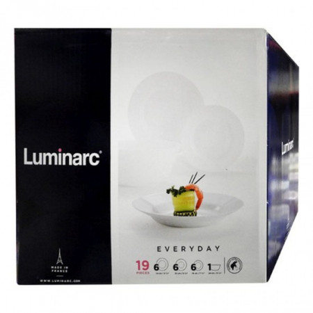 Vase si accesorii bucatarie - Luminarc set 19pcs everyday g0567