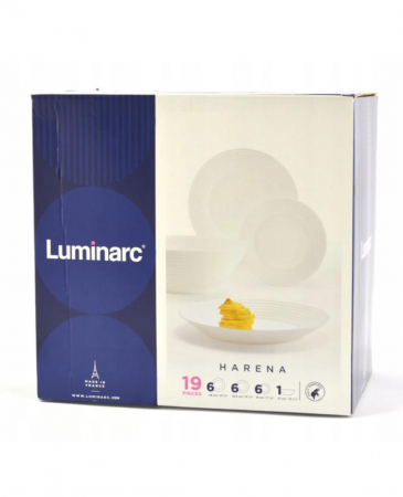 Vase si accesorii bucatarie - Luminarc set 19pcs harena