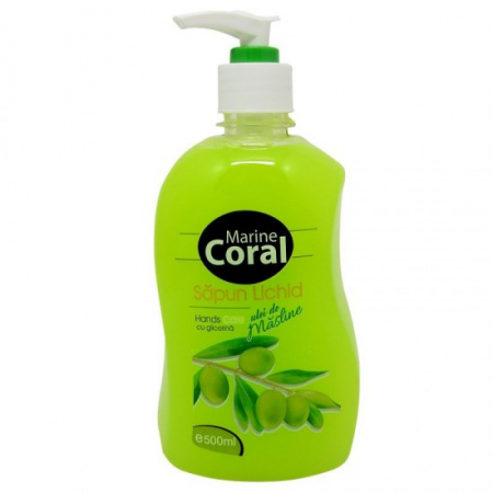 Ingrijirea corpului - Mcoral sapun lichid pompita 500ml ulei de masline