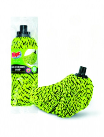 Uz casnic si menaj - Magic clean mop microfibra 170g verde