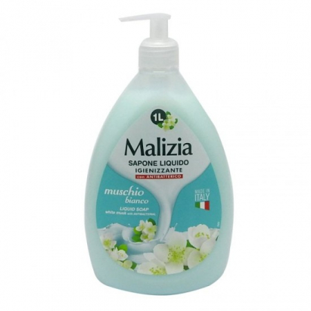 Ingrijirea corpului - Malizia sapun lichid 1l antibacterian muschio bianco
