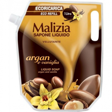 Sapun lichid - Malizia sapun lichid rezerva 1l argan
