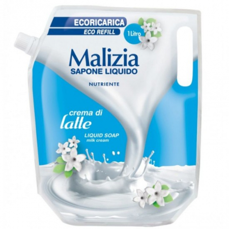 Sapun lichid - Malizia sapun lichid rezerva 1l lapte