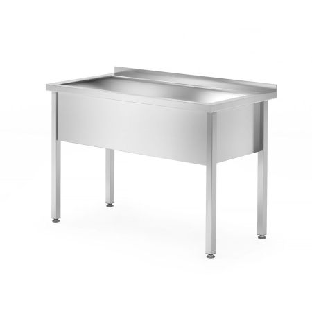 Mașini de spălat vase și igienă - Masa cu un singur bazin - sudata, adancime: 700 mm, bazin: 300 mm., HENDI, Profi Line, 1000x700x(H)850mm
