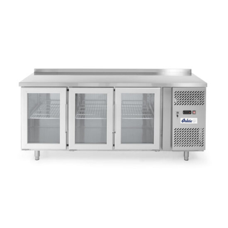 OFERTA SAPTAMANII - Masa rece cu 3 usi profesionala, inox, ARKTIC by Hendi 420 L interval temperatura -2/+8 gr C 400 W 1795x700x(H)850 mm