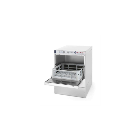 Mașini de spălat vase și igienă - Masina profesionala de spalat vase 40 x 40 Hendi Inox 3 cicluri de spalare 470x510(+320)x(H)710 mm 2.8 kW