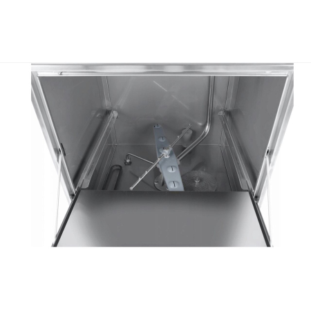 Masina profesionala de spalat vase K 50 cu pompa de detergent 50 x 50 control electromecanic 400 W Hendi Inox 570x600(+370)x(H)830 mm [3]