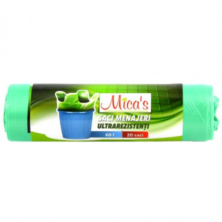 Saci menaj - Saci menajeri ultrarezistenti 60l 20buc
