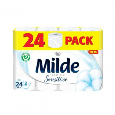 Hartie igienica - Milde hartie igienica 24 premium sensitive