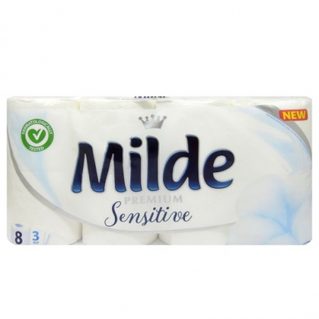 Consumabile hartie - Milde hartie igienica 8role 3straturi premium sensitive