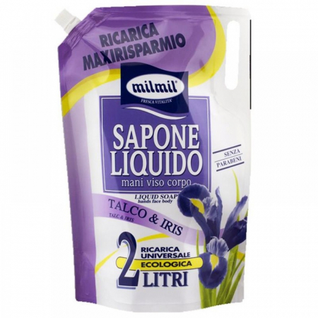 Ingrijirea corpului - Milmil sapun lichid rezerva 2l talco iris