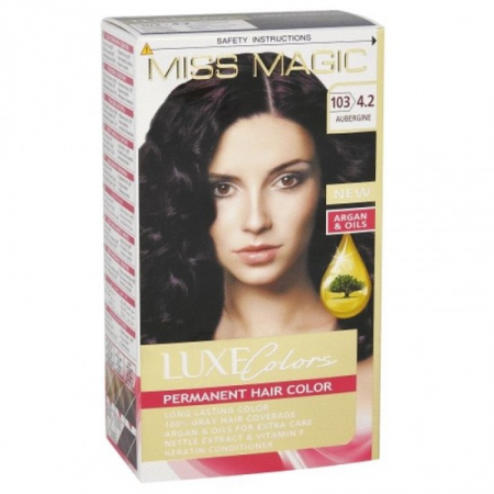 Ingrijirea parului - Miss magic vopsea par nr 103 4.2 aubergine