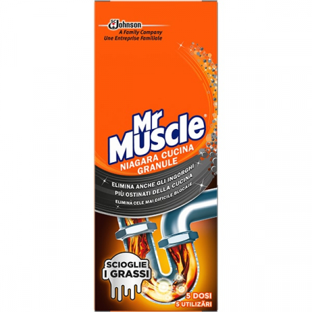 Solutie desfundat - Mr muscle niagara granule 250g
