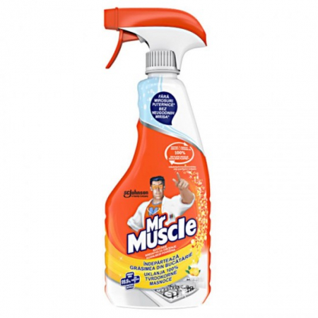 Solutie bucatarie - Mr muscle solutie bucatarie spray 500ml lemon