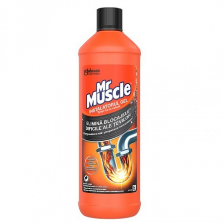 Solutie desfundat - Mr muscle solutie desfundat gel 1l
