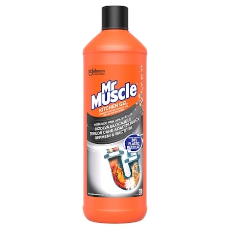 Detergenti si solutii de curatenie - Mr muscle solutie desfundat gel 1l bucatarie