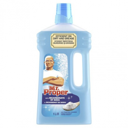 Detergenti si solutii de curatenie - Mr proper solutie pardoseli 1l bicarbonat
