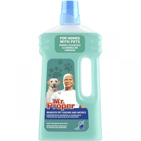 Detergenti si solutii de curatenie - Mr proper solutie pardoseli 1l pet odours