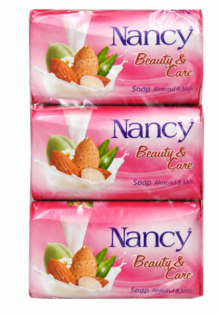 Sapun - Săpun solid Nancy Almond & Milk – 3 × 140 g