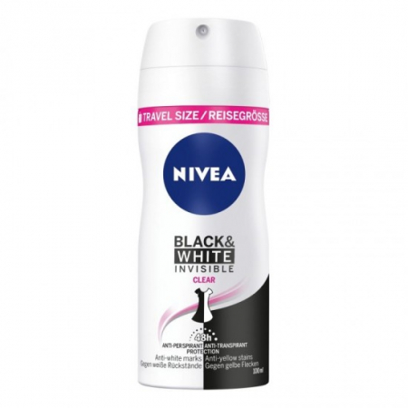 Deodorante - Nivea antiperspirant deo 100ml bw invisible clear