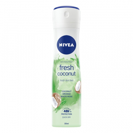 Ingrijirea corpului - Nivea antiperspirant deo 150ml fresh coconut