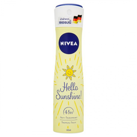 Ingrijirea corpului - Nivea antiperspirant deo 150ml hello sunshine tropical fruit